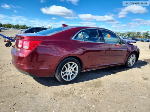 2015 Chevrolet Malibu 1Lt VIN 1G11C5SL0FF274149 фото 3