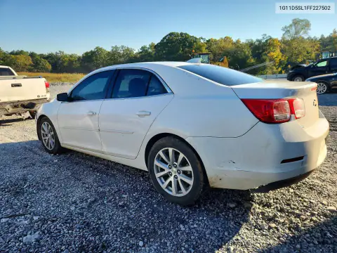 1G11D5SL1FF227502 — 2015 Chevrolet Malibu, фото 2 с аукциона Copart, Сторона
