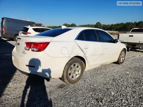 1G11D5SL1FF227502 — 2015 Chevrolet Malibu, фото 3 с аукциона Copart, Сторона