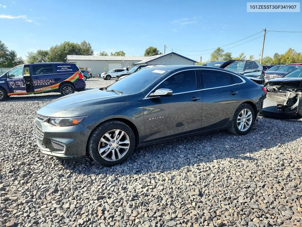 2016 Chevrolet Malibu Lt VIN 1G1ZE5ST3GF341907 фото 1