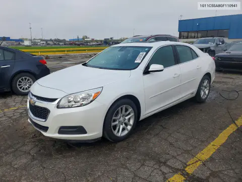 1G11C5SA8GF110941 — 2016 Chevrolet Malibu, Задняя часть, фото до ремонта