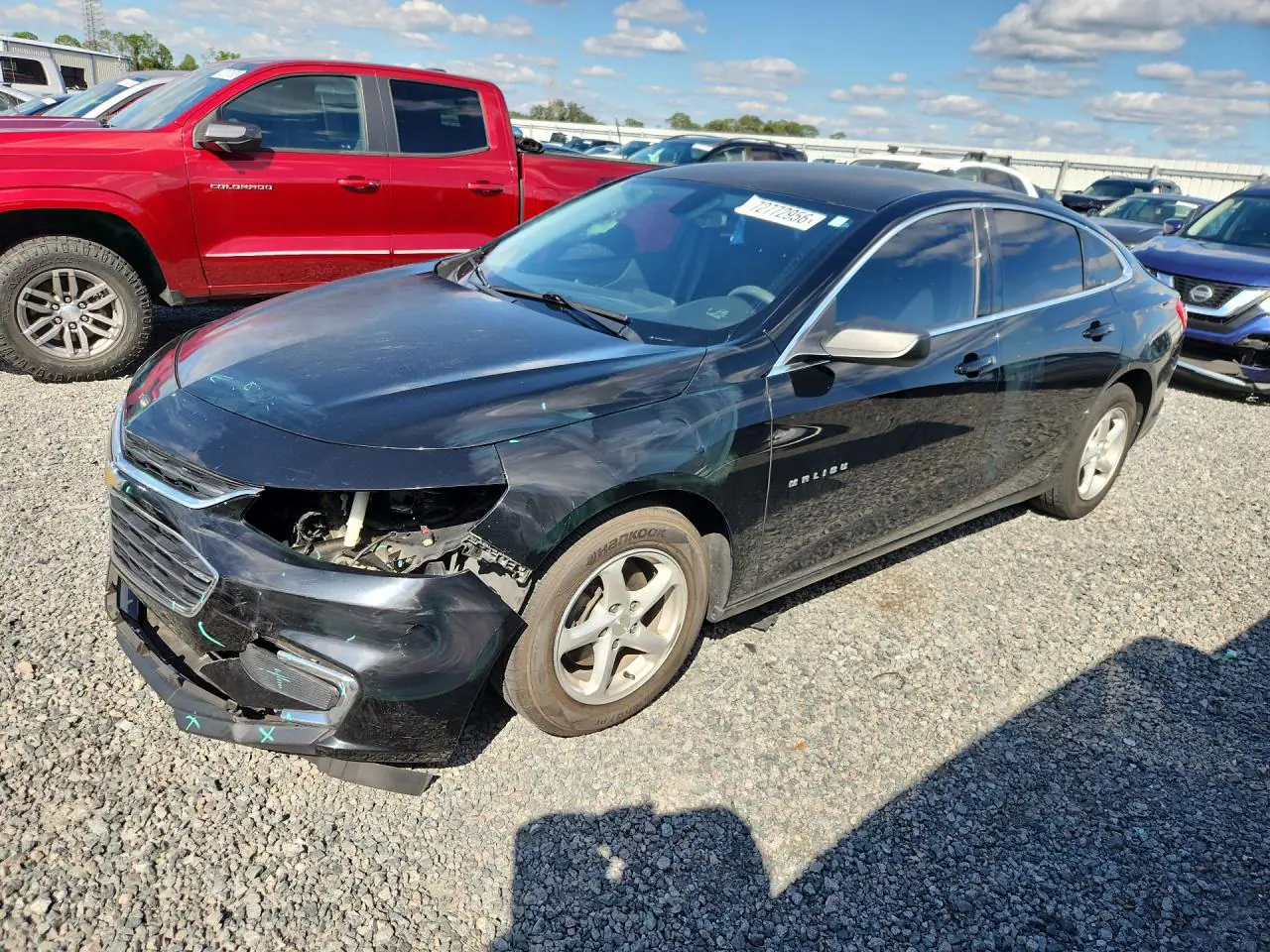 1G1ZB5ST0GF338441 Chevrolet Malibu 2016 — повреждение Передняя часть, фото до ремонта