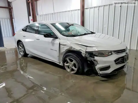 1G1ZC5ST0HF215155 — 2017 Chevrolet Malibu, фото 4 с аукциона Copart 15.10.2026, Передняя часть