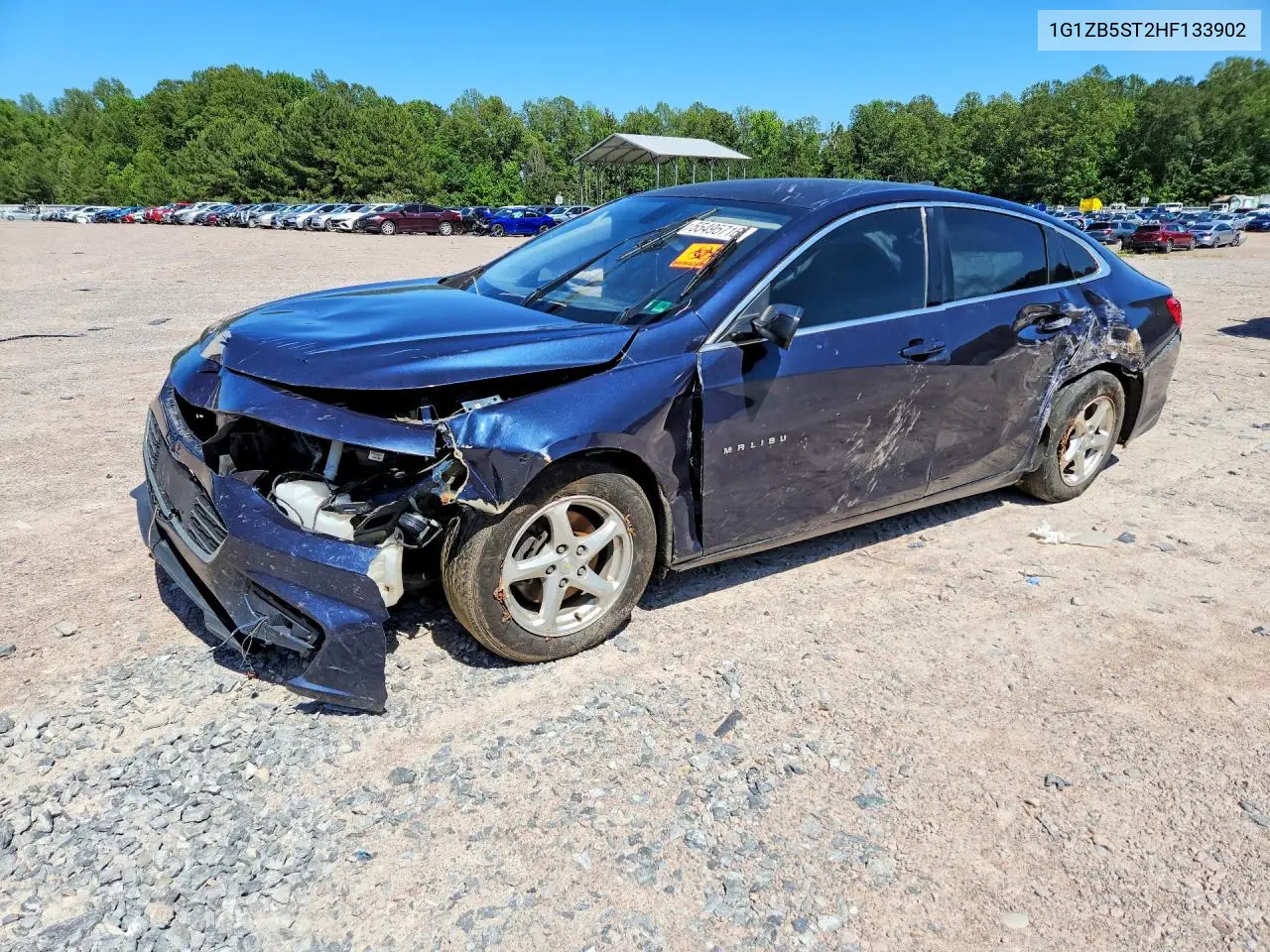 2017 Chevrolet Malibu Ls VIN 1G1ZB5ST2HF133902 фото 1