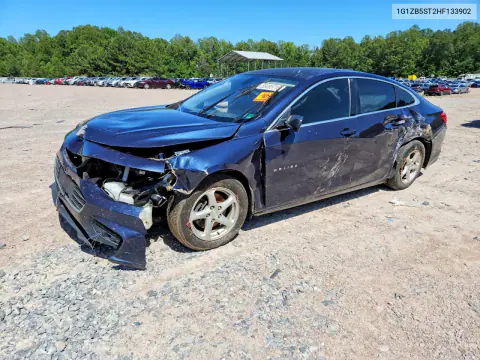 2017 Chevrolet Malibu Ls VIN 1G1ZB5ST2HF133902 фото 1