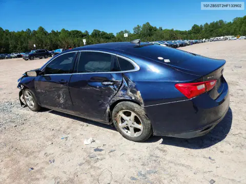 2017 Chevrolet Malibu Ls VIN 1G1ZB5ST2HF133902 фото 2
