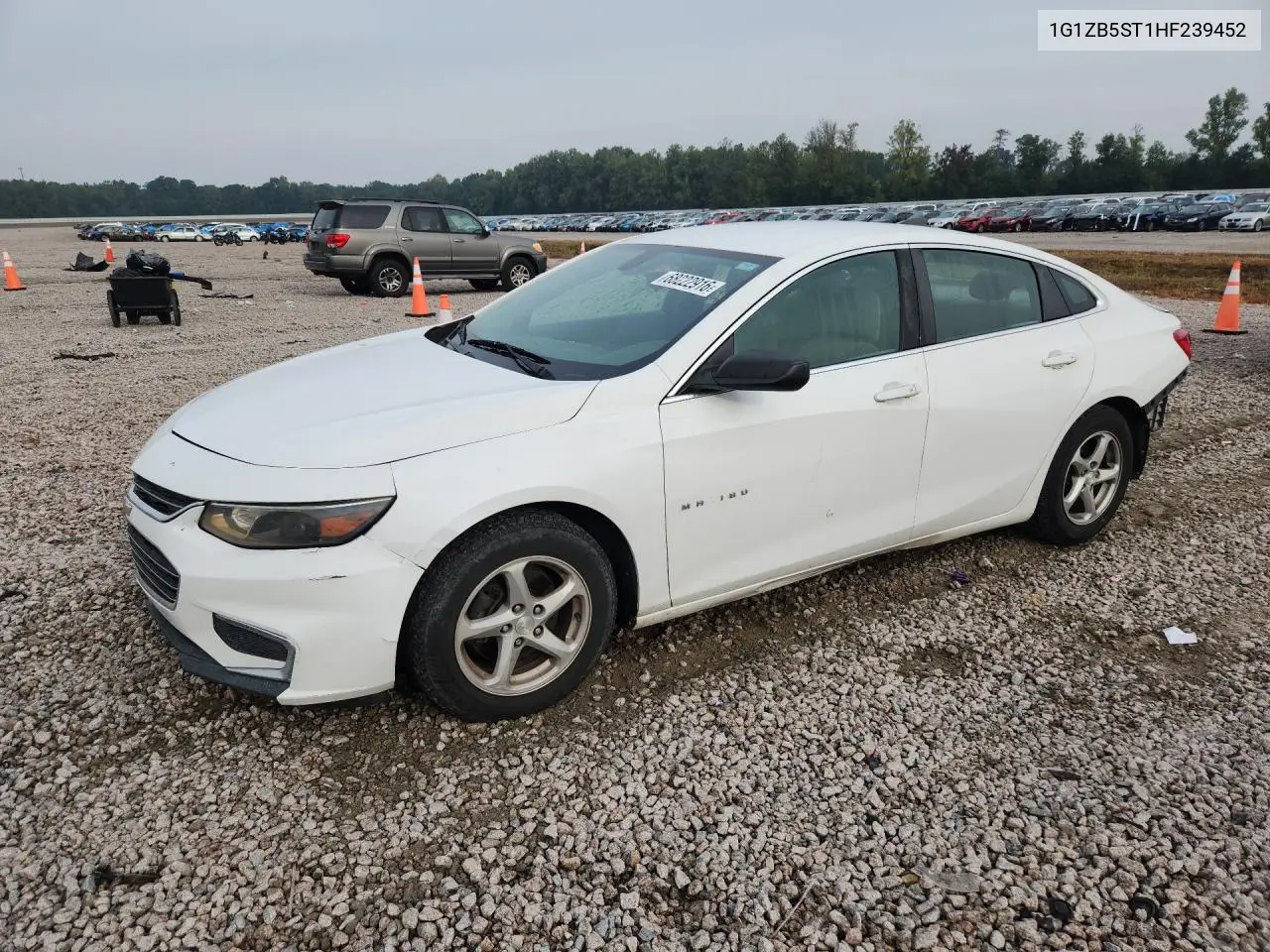 2017 Chevrolet Malibu Ls VIN 1G1ZB5ST1HF239452 фото 1