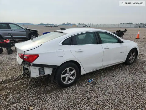 2017 Chevrolet Malibu Ls VIN 1G1ZB5ST1HF239452 фото 3