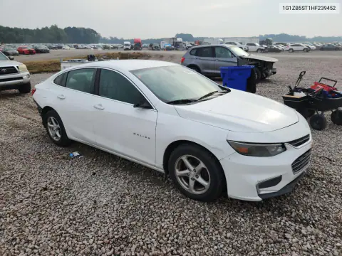 2017 Chevrolet Malibu Ls VIN 1G1ZB5ST1HF239452 фото 4