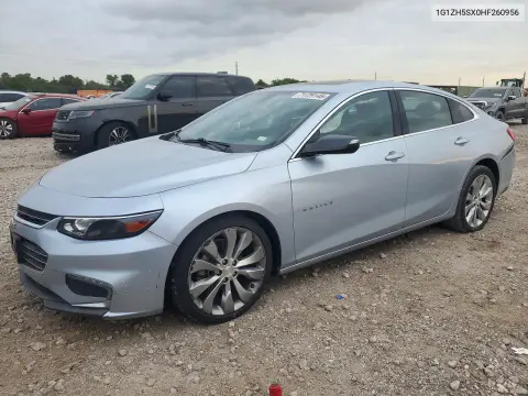 1G1ZH5SX0HF260956 — 2017 Chevrolet Malibu, Задняя часть, фото до ремонта