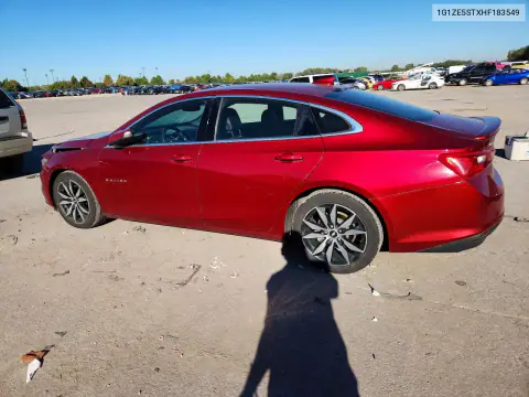 2017 Chevrolet Malibu Lt VIN 1G1ZE5STXHF183549 фото 2