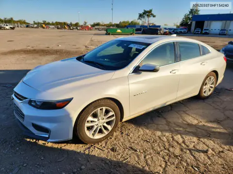 1G1ZE5ST0HF154240 — 2017 Chevrolet Malibu, Передняя часть, фото до ремонта