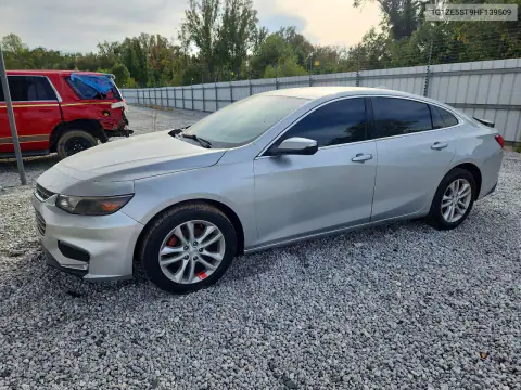 1G1ZE5ST9HF139509 — 2017 Chevrolet Malibu, Задняя часть, фото до ремонта