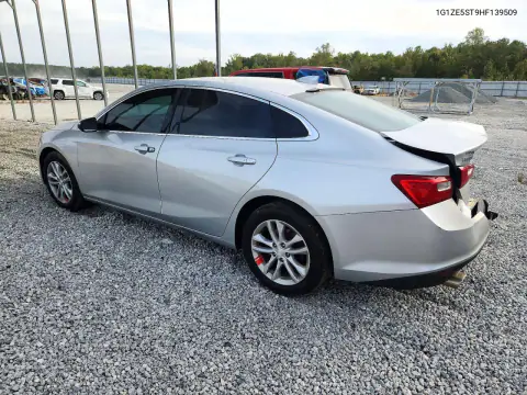 1G1ZE5ST9HF139509 — 2017 Chevrolet Malibu, фото 2 с аукциона Copart 19.10.2026, Задняя часть