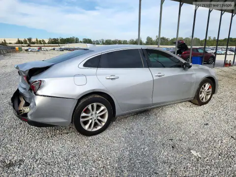 1G1ZE5ST9HF139509 — 2017 Chevrolet Malibu, фото 3 с аукциона Copart 19.10.2026, Задняя часть