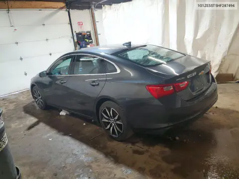 2017 Chevrolet Malibu Lt VIN 1G1ZE5ST5HF287494 фото 2