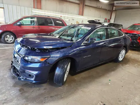 1G1ZE5ST0HF230894 — 2017 Chevrolet Malibu, Передняя часть, фото до ремонта