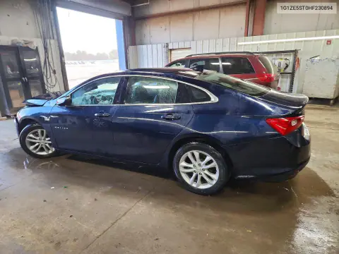 2017 Chevrolet Malibu Lt VIN 1G1ZE5ST0HF230894 фото 2