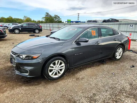 1G1ZE5ST0HF158093 — 2017 Chevrolet Malibu, Передняя часть, фото до ремонта