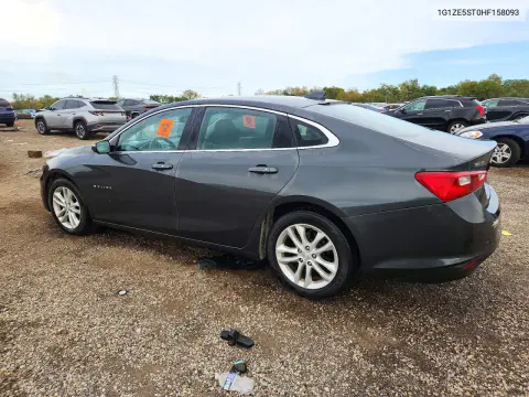 2017 Chevrolet Malibu Lt VIN 1G1ZE5ST0HF158093 фото 2