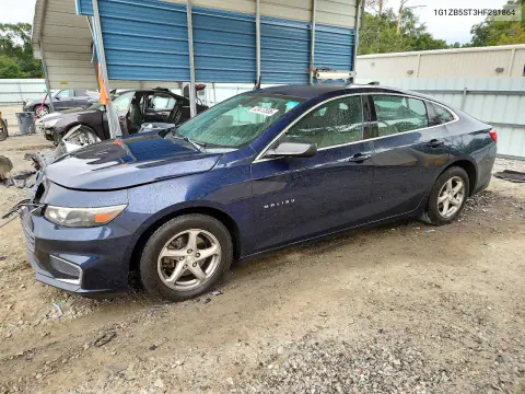2017 Chevrolet Malibu Ls VIN 1G1ZB5ST3HF281864 фото 1