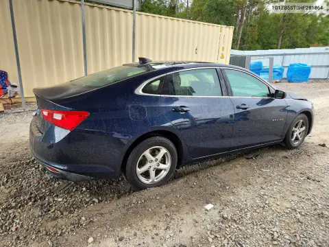 2017 Chevrolet Malibu Ls VIN 1G1ZB5ST3HF281864 фото 3