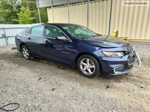 2017 Chevrolet Malibu Ls VIN 1G1ZB5ST3HF281864 фото 4