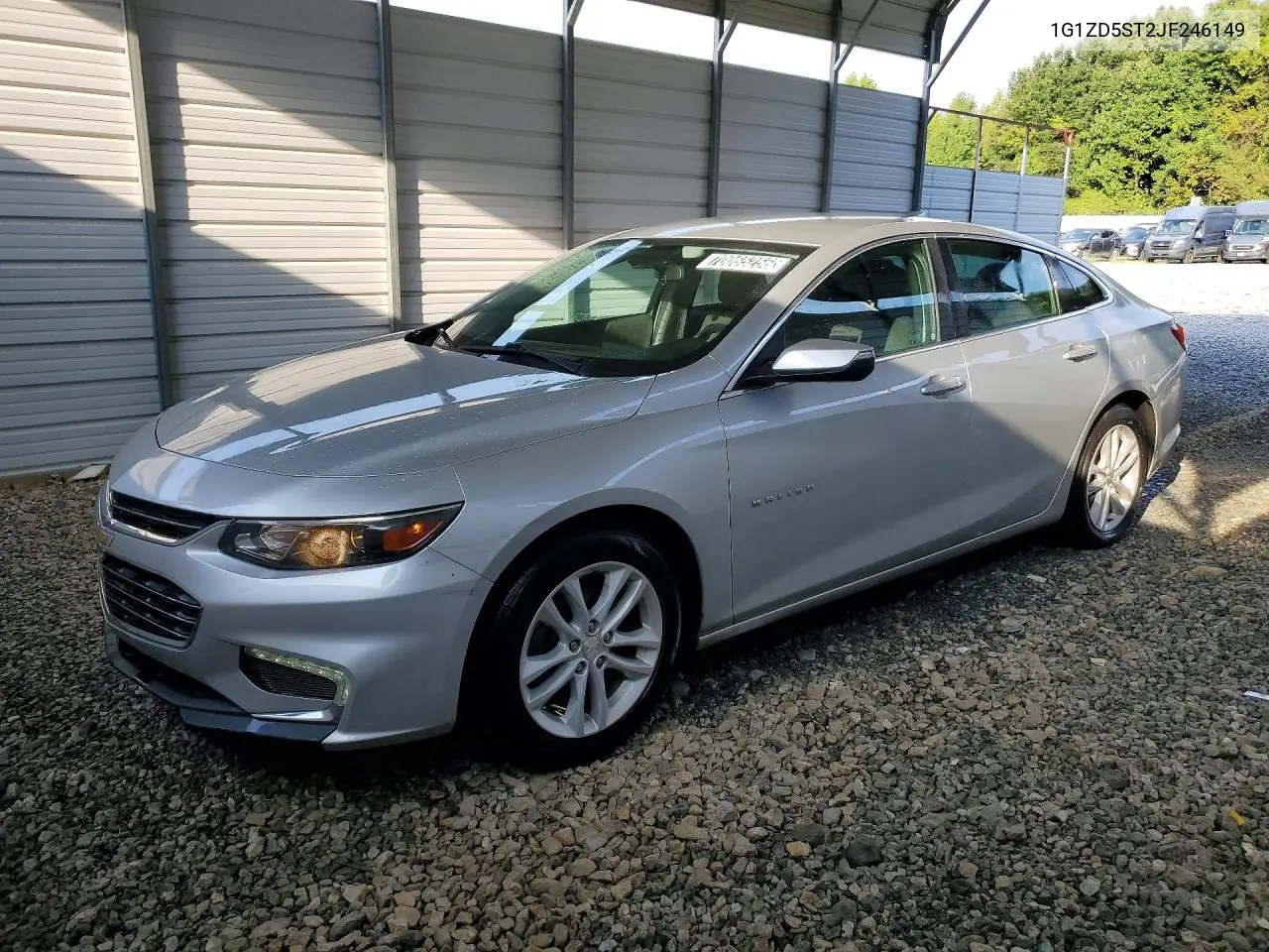 2018 Chevrolet Malibu Lt VIN 1G1ZD5ST2JF246149 фото 1