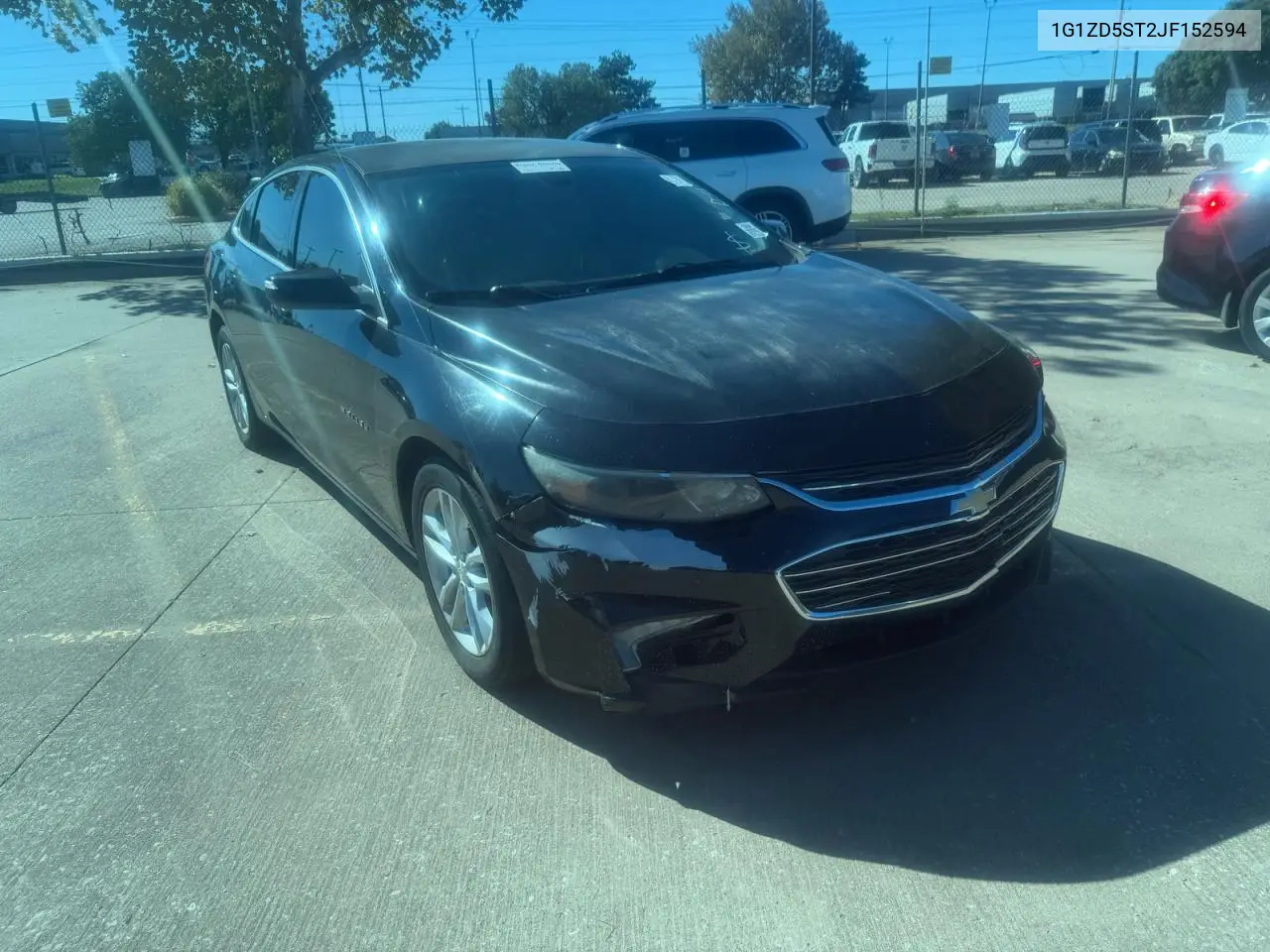 2018 Chevrolet Malibu Lt VIN 1G1ZD5ST2JF152594 фото 1