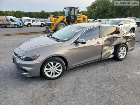 1G1ZD5ST9JF120984 — 2018 Chevrolet Malibu, Задняя часть, фото до ремонта