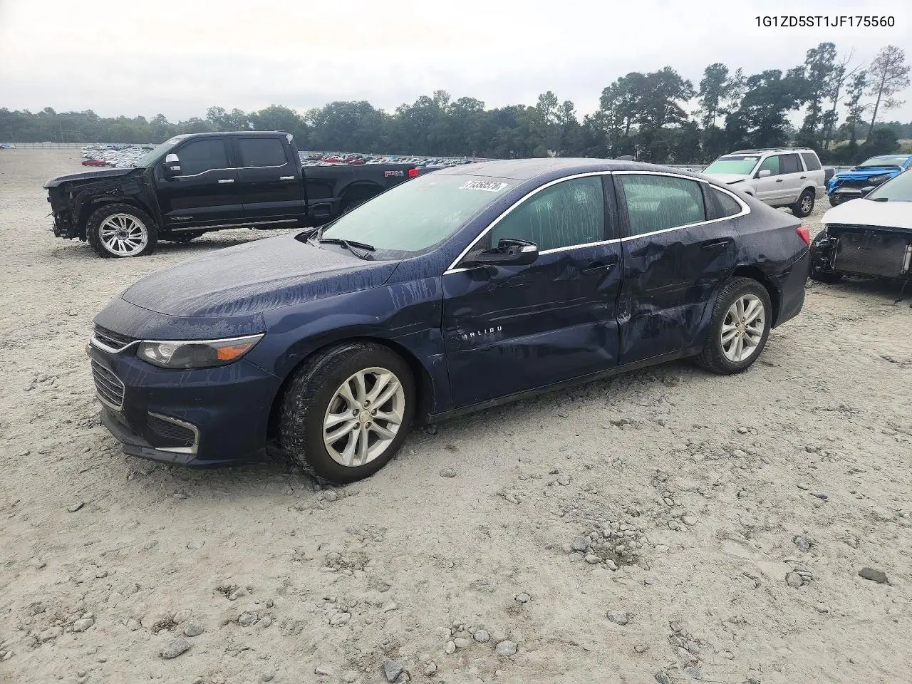 2018 Chevrolet Malibu Lt VIN 1G1ZD5ST1JF175560 фото 1