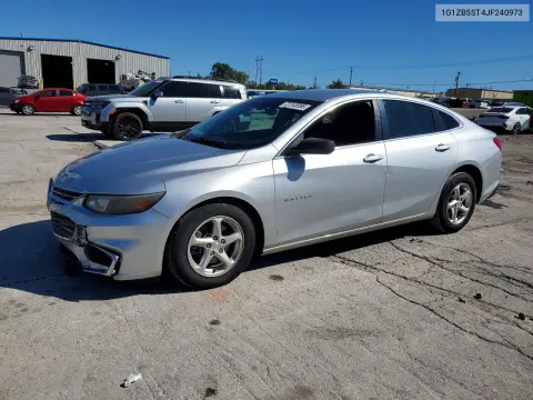 1G1ZB5ST4JF240973 — 2018 Chevrolet Malibu, Передняя часть, фото до ремонта