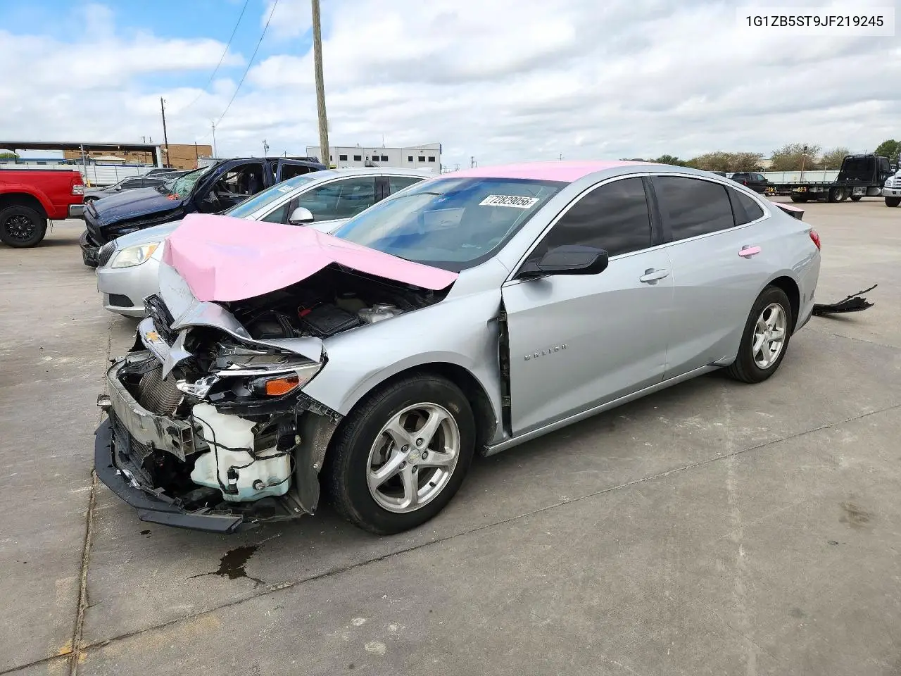 2018 Chevrolet Malibu Ls VIN 1G1ZB5ST9JF219245 фото 1