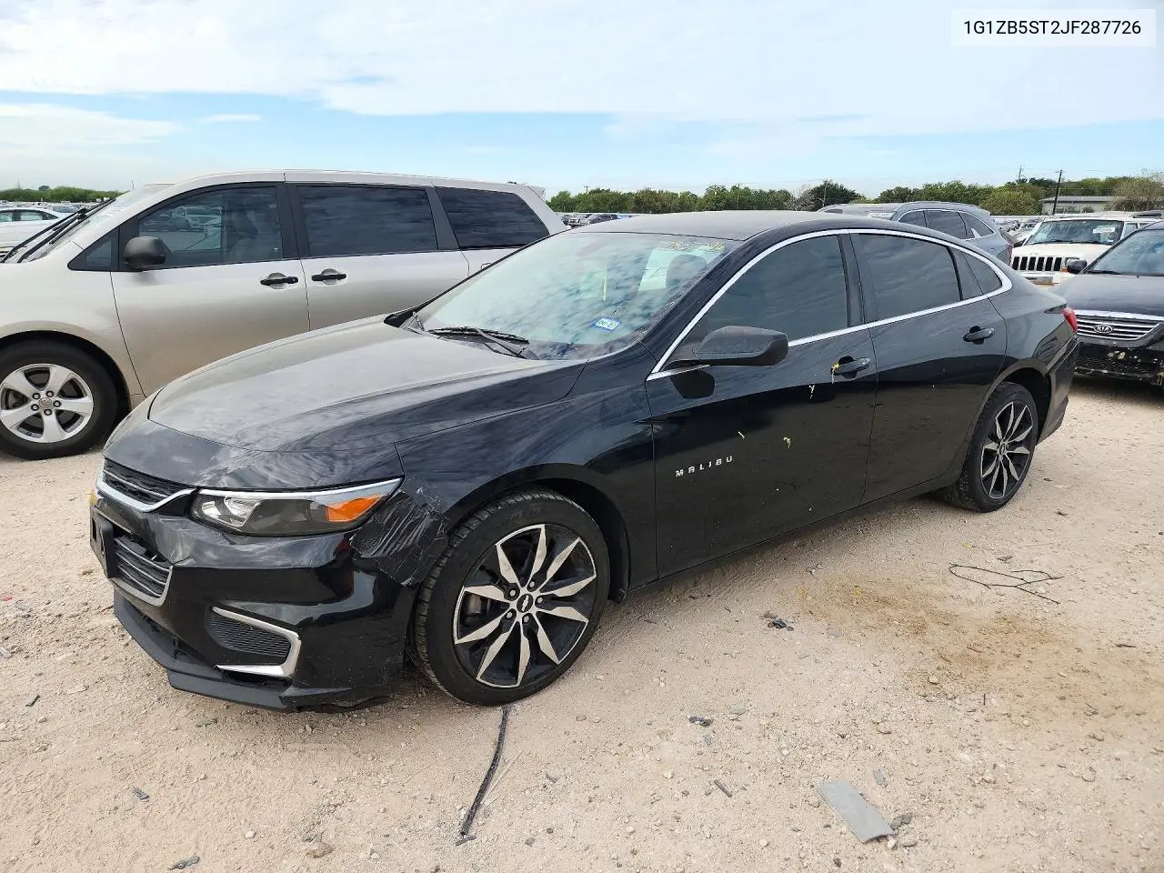 2018 Chevrolet Malibu Ls VIN 1G1ZB5ST2JF287726 фото 1