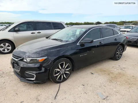 1G1ZB5ST2JF287726 — 2018 Chevrolet Malibu, Передняя часть, фото до ремонта