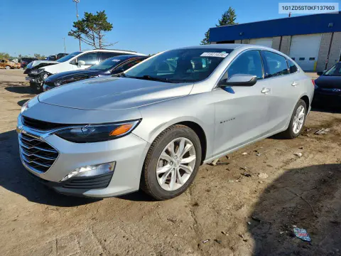 1G1ZD5ST0KF137903 — 2019 Chevrolet Malibu, Передняя часть, фото до ремонта