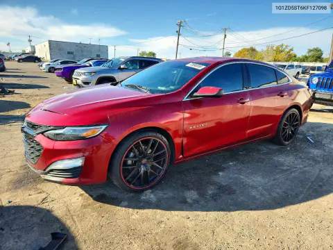 1G1ZD5ST6KF127098 — 2019 Chevrolet Malibu, Передняя часть, фото до ремонта