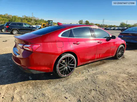 2019 Chevrolet Malibu Lt VIN 1G1ZD5ST6KF127098 фото 3