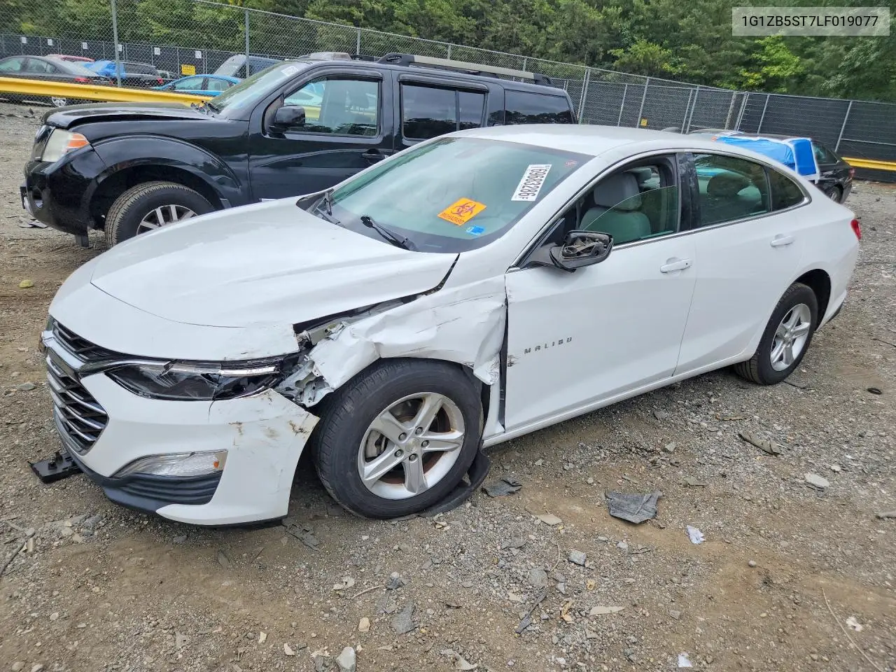 2020 Chevrolet Malibu Ls VIN 1G1ZB5ST7LF019077 фото 1