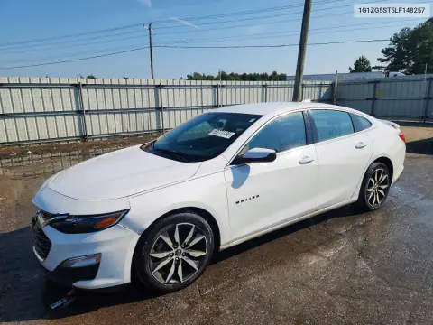 1G1ZG5ST5LF148257 — 2020 Chevrolet Malibu, Передняя часть, фото до ремонта