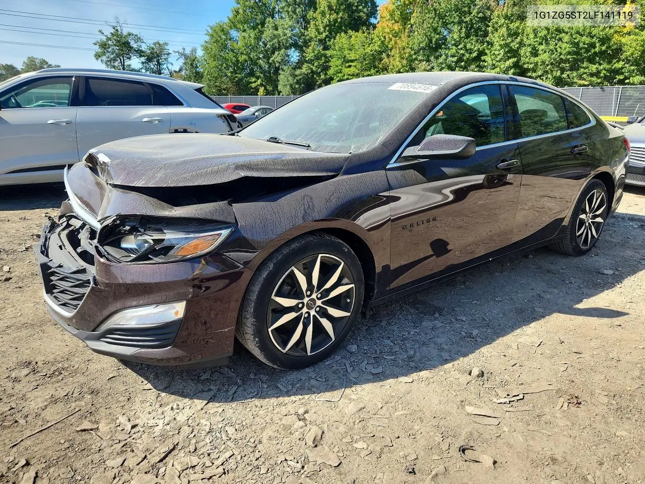 2020 Chevrolet Malibu Rs VIN 1G1ZG5ST2LF141119 фото 1