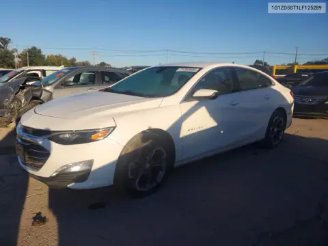 1G1ZD5ST1LF125289 — 2020 Chevrolet Malibu, Передняя часть, фото до ремонта