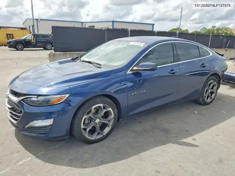 1G1ZD5ST4LF127375 — 2020 Chevrolet Malibu, Задняя часть, фото до ремонта