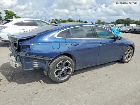 1G1ZD5ST4LF127375 — 2020 Chevrolet Malibu, фото 3 с аукциона Copart, Задняя часть