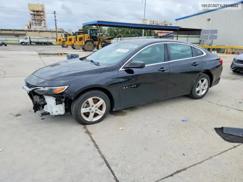1G1ZC5ST1LF014602 — 2020 Chevrolet Malibu, Передняя часть, фото до ремонта