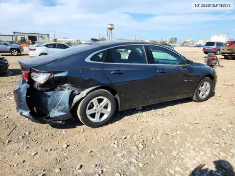 2020 Chevrolet Malibu Ls VIN 1G1ZB5ST3LF135375 фото 3