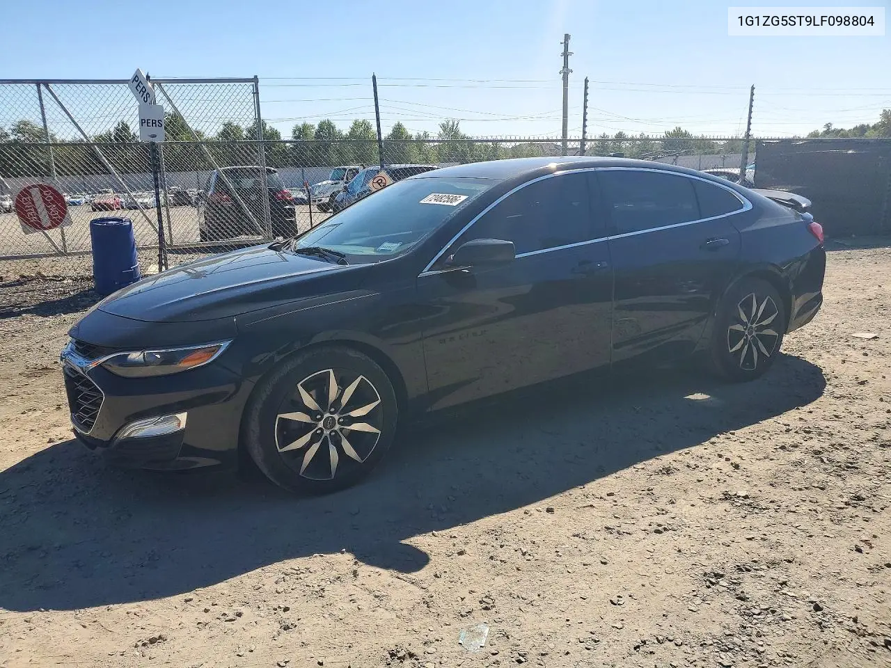 2020 Chevrolet Malibu Rs VIN 1G1ZG5ST9LF098804 фото 1