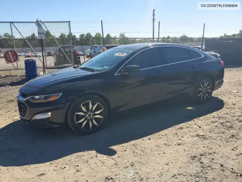 1G1ZG5ST9LF098804 — 2020 Chevrolet Malibu, Задняя часть, фото до ремонта