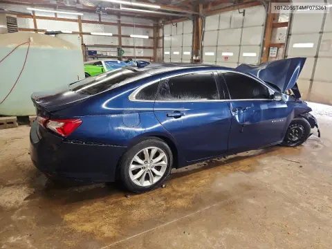 2021 Chevrolet Malibu Lt VIN 1G1ZD5ST4MF075361 фото 3