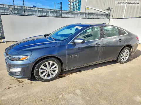 1G1ZD5ST2MF033450 — 2021 Chevrolet Malibu, Естественный износ, фото до ремонта